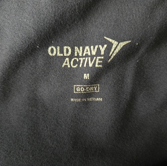 Old Navy Active Go Dry Athletic Legging with Side Zip Pockets Dark Gray Size M - Picture 5 of 6